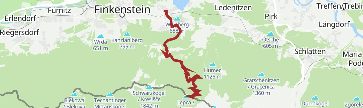Route map: Tour zur ehemaligen Annahütte - Nr. 25
